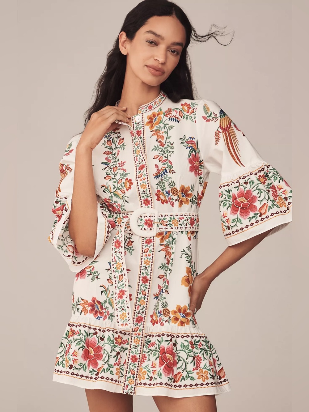 Farm Rio Delicate Forest Dress - Picture 2 of 6